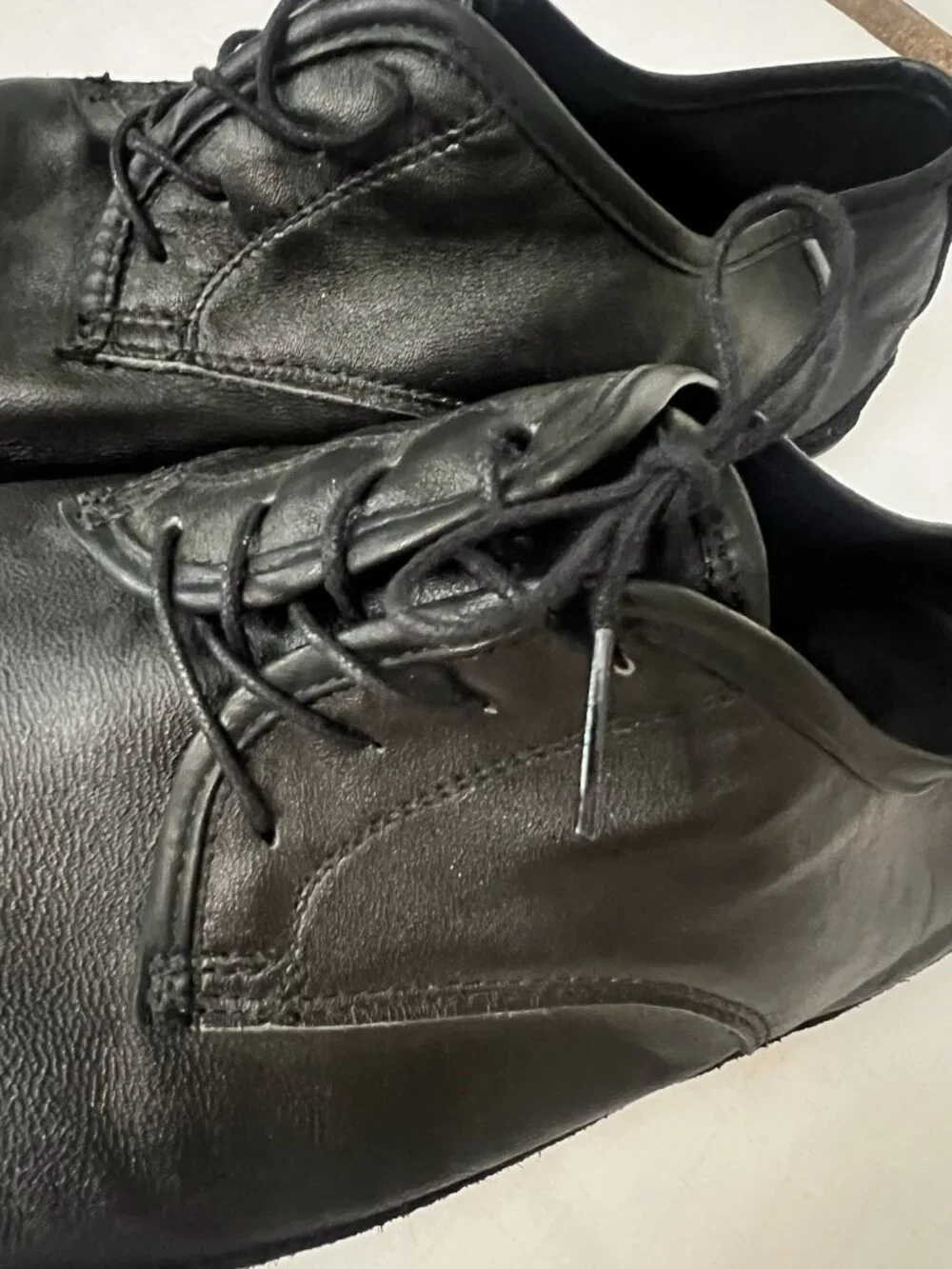 Tadeevo Derby Oxford Men 10.5 Shoes Black Leather Barefoot Minimalist Casual